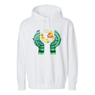 Climate Change Global Warming Oceans Earth Day Garment-Dyed Fleece Hoodie