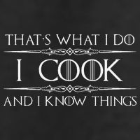 Chef & Cook Gifts I Cook & I Know Things Funny Cooking Adult Drive Performance Visor