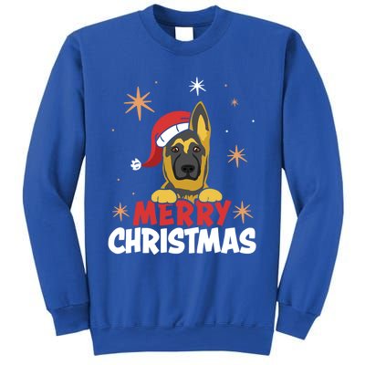 Cute Christmas Ger Shepherd Santa Dog Lovers Merry Xmas Gift Sweatshirt