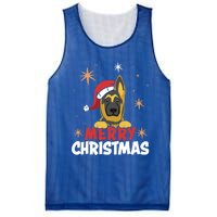 Cute Christmas Ger Shepherd Santa Dog Lovers Merry Xmas Gift Mesh Reversible Basketball Jersey Tank