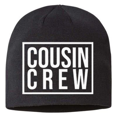 Cousin Crew Girl Funny Gift Sustainable Beanie