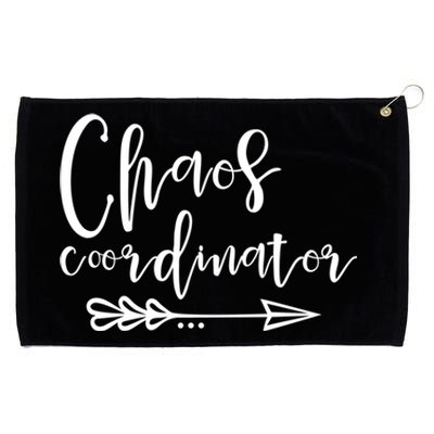 Chaos Coordinator Gift Funny Gift Grommeted Golf Towel