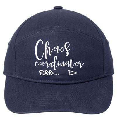 Chaos Coordinator Gift Funny Gift 7-Panel Snapback Hat