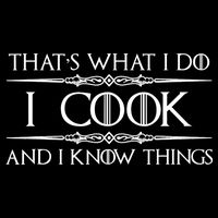 Chef & Cook Gifts I Cook & I Know Things Funny Cooking TShirt Cooling Performance Long Sleeve Crew