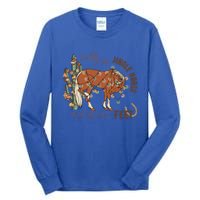 Cow Christmas Giddy Up Jingle Horse Pick Up Your Feet Gift Tall Long Sleeve T-Shirt