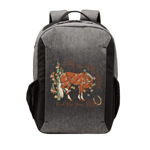 Cow Christmas Giddy Up Jingle Horse Pick Up Your Feet Gift Vector Backpack