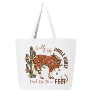 Cow Christmas Giddy Up Jingle Horse Pick Up Your Feet Gift 25L Jumbo Tote