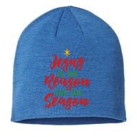 Christian Christmas Gift Jesus Is The Reason For The Season Gift Sustainable Beanie