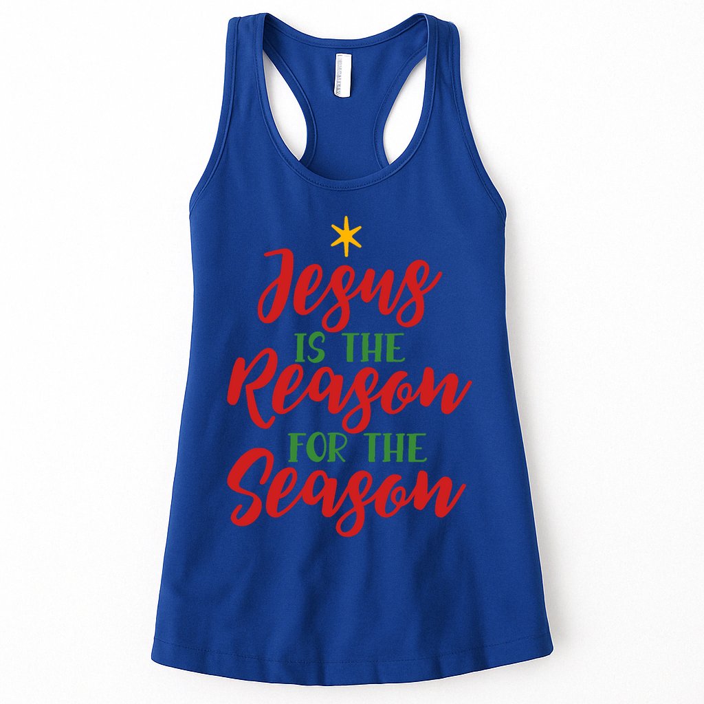 Christian Christmas Gift Jesus Is The Reason For The Season Gift Womens Tank Top
