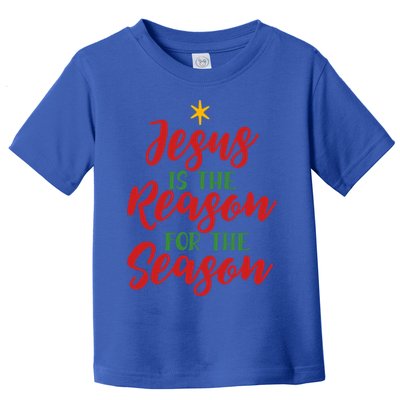 Christian Christmas Gift Jesus Is The Reason For The Season Gift Toddler T-Shirt