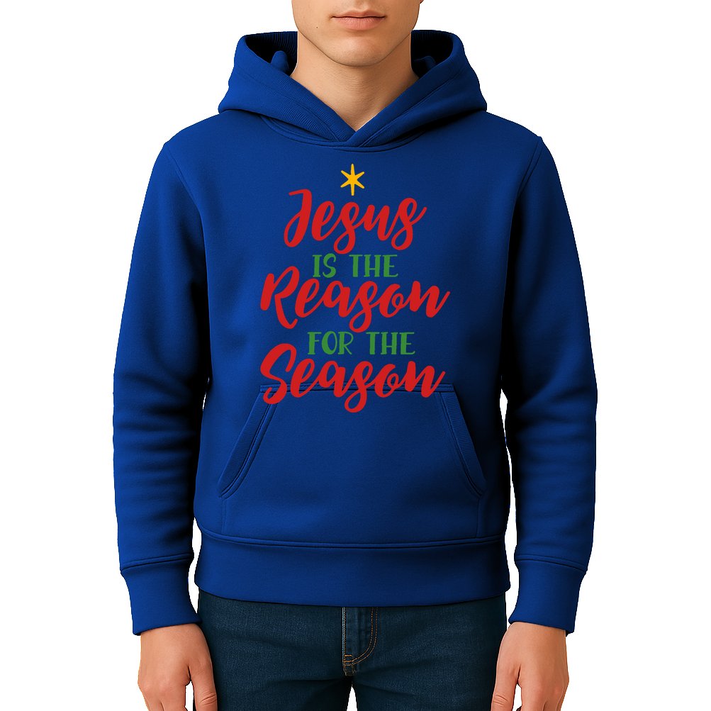 Christian Christmas Gift Jesus Is The Reason For The Season Gift Kids Hoodie