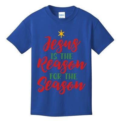 Christian Christmas Gift Jesus Is The Reason For The Season Gift Kids T-Shirt
