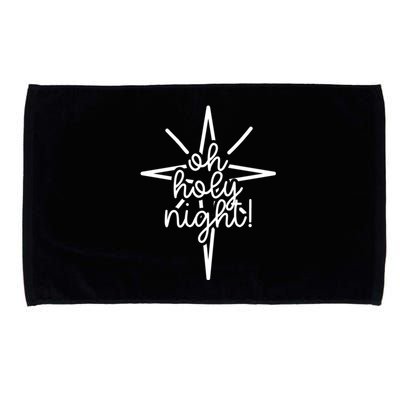 Cute Christmas Gift Oh Holy Night Carol Song For Mom Gift Microfiber Hand Towel