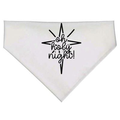 Cute Christmas Gift Oh Holy Night Carol Song For Mom Gift USA-Made Doggie Bandana