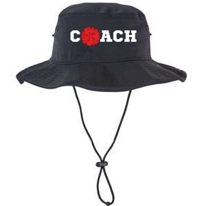 Cheer Coach Gift Cheerleading Cheerleader Red Pom Pom Squad Legacy Cool Fit Booney Bucket Hat