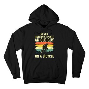 Cool Cycling Grandpa Bicycle Riding Cycle Racing Hoodie