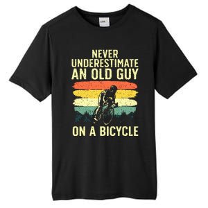 Cool Cycling Grandpa Bicycle Riding Cycle Racing Tall Fusion ChromaSoft Performance T-Shirt