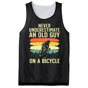 Cool Cycling Grandpa Bicycle Riding Cycle Racing Mesh Reversible Basketball Jersey Tank