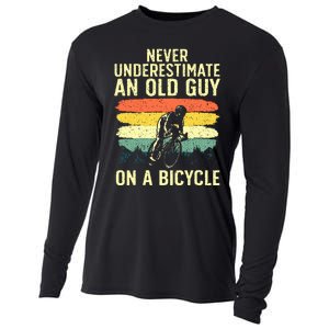 Cool Cycling Grandpa Bicycle Riding Cycle Racing Cooling Performance Long Sleeve Crew