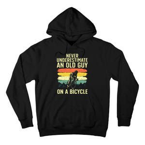 Cool Cycling Grandpa Bicycle Riding Cycle Racing Tall Hoodie