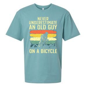 Cool Cycling Grandpa Bicycle Riding Cycle Racing Sueded Cloud Jersey T-Shirt