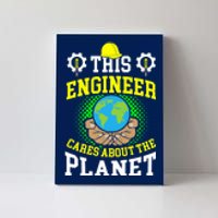 Climate Change Global Warming Environmental Engineer Premium Canvas