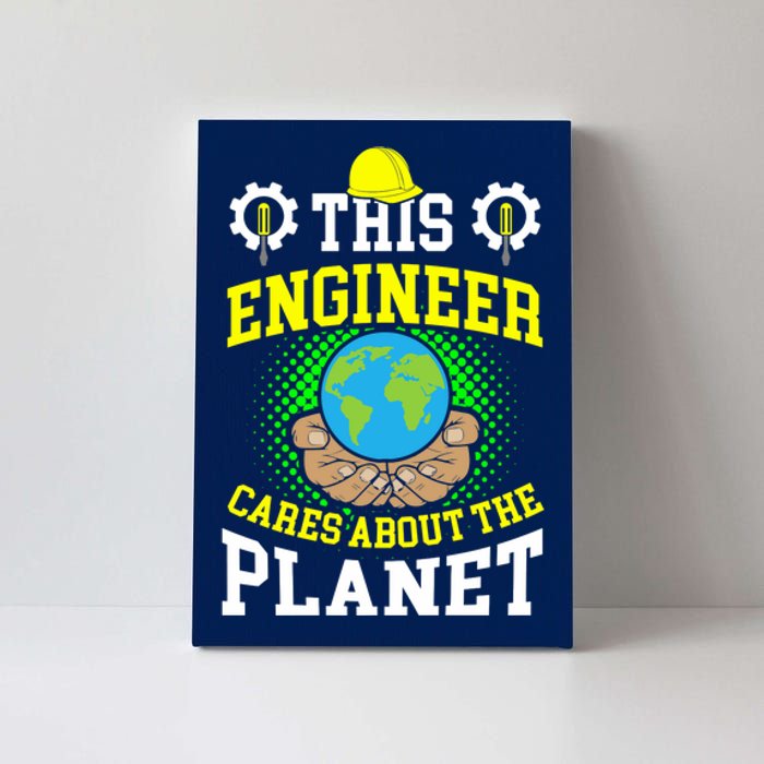 Climate Change Global Warming Environmental Engineer Premium Canvas