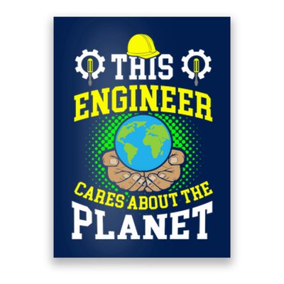 Climate Change Global Warming Environmental Engineer Premium Poster