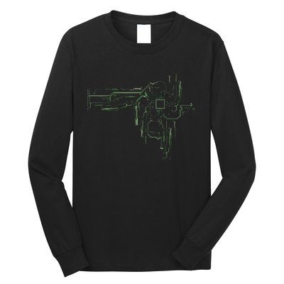 CPU Chip Gift Electrical Engineers Computer Circuit Board Long Sleeve Shirt