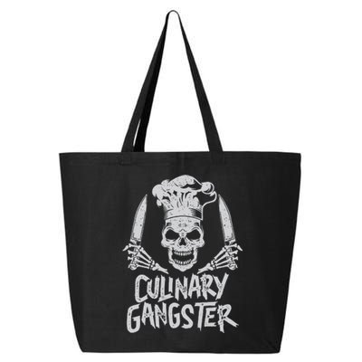 Chef Culinary Gangster Cook Skull Cooking Knife 25L Jumbo Tote