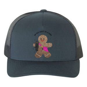 Cookies Christmas Gingerbread Out Here Lookin Like A Snack Gift Yupoong Adult 5-Panel Trucker Hat