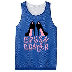 Crush Cancer Great Gift Mesh Reversible Basketball Jersey Tank