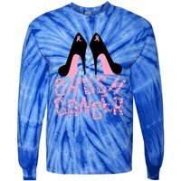 Crush Cancer Great Gift Tie-Dye Long Sleeve Shirt