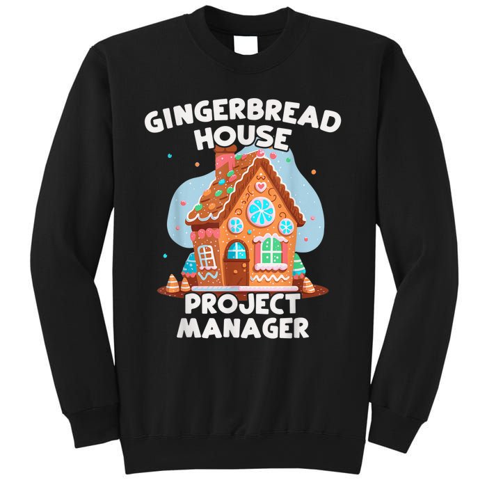 Cute Christmas Gingerbread House Project Manager Sweatshirt