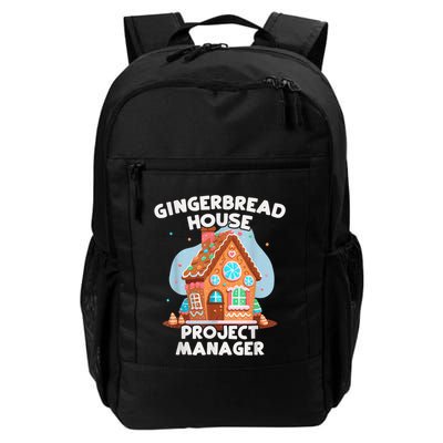 Cute Christmas Gingerbread House Project Manager Backpack