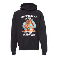 Cute Christmas Gingerbread House Project Manager Premium Hoodie