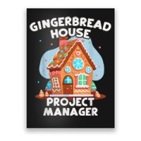 Cute Christmas Gingerbread House Project Manager Poster