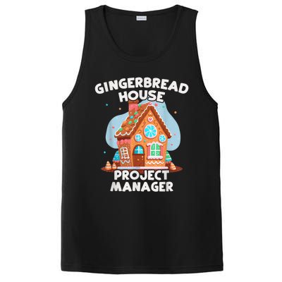 Cute Christmas Gingerbread House Project Manager PosiCharge Competitor Tank