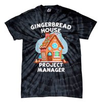 Cute Christmas Gingerbread House Project Manager Tie-Dye T-Shirt