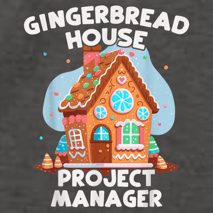 Cute Christmas Gingerbread House Project Manager Vector Backpack