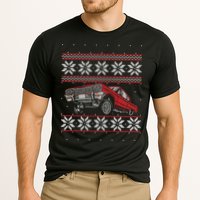 Classic Car Guys Matching Ugly Christmas Old Car Enthusiasts Cooling Performance Crew T-Shirt