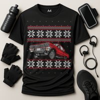 Classic Car Guys Matching Ugly Christmas Old Car Enthusiasts Cooling Performance Crew T-Shirt