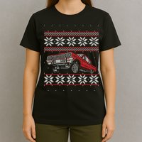 Classic Car Guys Matching Ugly Christmas Old Car Enthusiasts T-Shirt