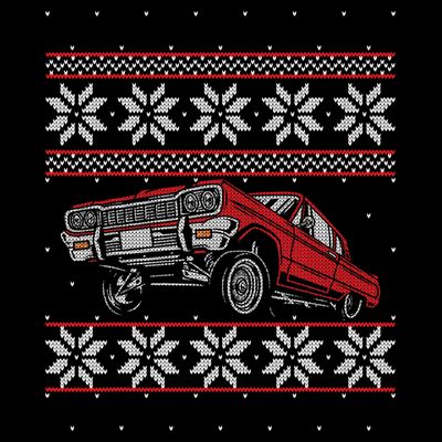Classic Car Guys Matching Ugly Christmas Old Car Enthusiasts T-Shirt