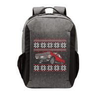Classic Car Guys Matching Ugly Christmas Old Car Enthusiasts Vector Backpack