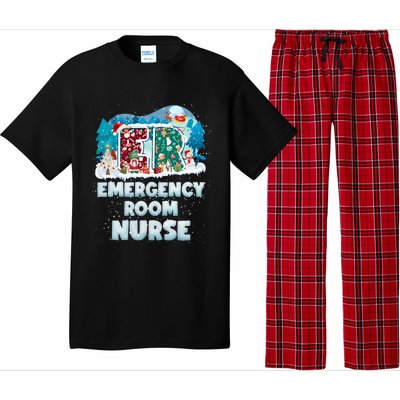 Cute Christmas Gnome Nursing Pajama Christmas Nurse Er Gift Pajama Set