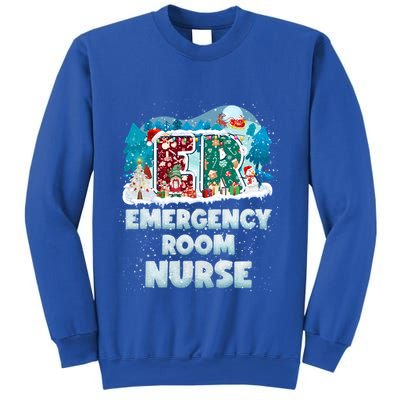 Cute Christmas Gnome Nursing Pajama Christmas Nurse Er Gift Sweatshirt