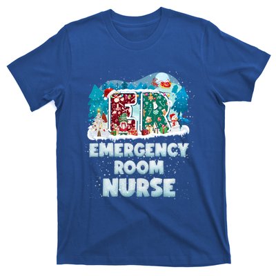 Cute Christmas Gnome Nursing Pajama Christmas Nurse Er Gift T-Shirt