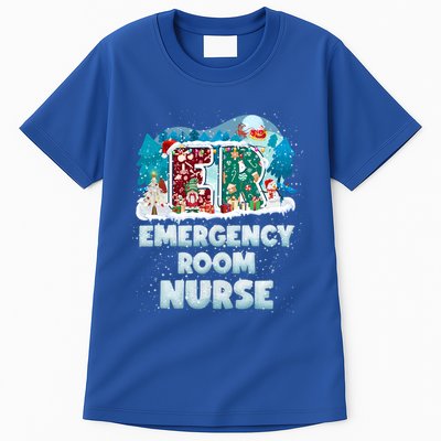 Cute Christmas Gnome Nursing Pajama Christmas Nurse Er Gift Tall T-Shirt