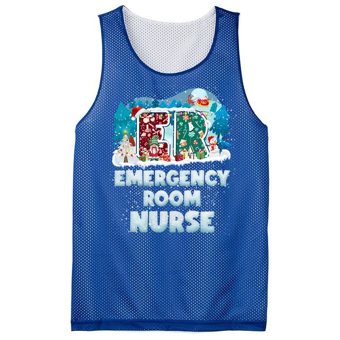 Cute Christmas Gnome Nursing Pajama Christmas Nurse Er Gift Mesh Reversible Basketball Jersey Tank